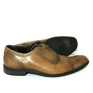 14th & Union Oxford Brogue Brown Leather Shoe